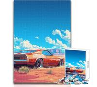 Adults 1000 Piece Jigsaw Puzzle American Dream Car Brainteaser Family Games Staycation Kill Time Great Gift Size 50x75cm