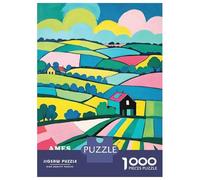 Adults 1000 Piece Jigsaw Puzzle Ames Iowa Landscape Jigsaw Puzzle Brain Teaser Game Presents for Women Difficult And Challenge 70x50cm/1000pcs