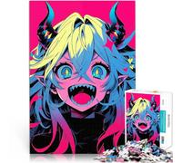 Adults 1000 Piece Jigsaw Puzzle Anime Monster Girl Spielspielzeug als Familiengeschenk Geschenk zum Geburtstag52x38cm