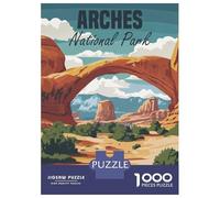 Adults 1000 Piece Jigsaw Puzzle Arches National Park Jigsaws for Adults Brain Teaser Game Difficult Hard Unique Gifts for Birthday And Christmas 38x26cm/1000pcs