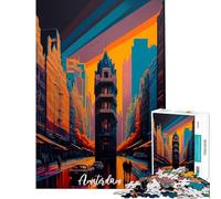 Adults 1000 Piece Jigsaw Puzzle Artsy Amsterdam Help The Brain Exercise Stress Reliever Educational Game for 14+ Puzzle Game Offered (50x75cm)
