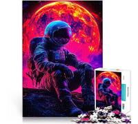 Adults 1000 Piece Jigsaw Puzzle Astronaut on Alien Planet Stress Reliever Difficult Challenge is ideal as gifts for the whole family 50x70cm