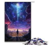 Adults 1000 Piece Jigsaw Puzzle Beautiful And Spectacular City Family Fun Puzzle with Matching Poster And Trivia Sheet 1000 PCS(38x26cm)