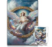 Adults 1000 Piece Jigsaw Puzzle Beautiful Angel Unique Challenge Game Hand Speed Race Educational Toy Size 38x26cm