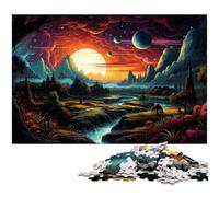 Adults 1000 Piece Jigsaw Puzzle Beautiful World in The Planet Toy Intellectual Game Challenging Puzzle Game And Family Play 1000 PCS(38x26cm)