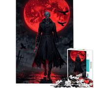 Adults 1000 Piece Jigsaw Puzzle Blood Moon Vampire Lord Jigsaw Puzzle 1000 Toy Wall Decor Difficult Challenge Birthday Present, Gifts, (50x75cm)
