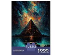 Adults 1000 Piece Jigsaw Puzzle Bridge to The Pyramid Jigsaws for Adults Relaxing Games Stress Reliever Parent-child Interaction 52x38cm/1000pcs