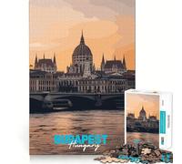 Adults 1000 Piece Jigsaw Puzzle Budapest, Hungary Cityscape Fine Joint Fun Mind Game Gift Cozy Game Play Xmas Leisure Gift (38x26cm)