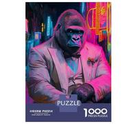 Adults 1000 Piece Jigsaw Puzzle Capo Kong - King of The Concrete Jungle Puzzles for Adults Brain Teaser Game Perfect Decoration Birthday And Unique Gifts 38x26cm/1000pcs