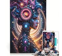 Adults 1000 Piece Jigsaw Puzzle Celestial Oracle, Family Games, Hand Speed Race, Suitable for Desktop Decoration 38x52cm