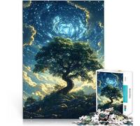 Adults 1000 Piece Jigsaw Puzzle Celestial Tree Interessante Stressreduzierung Geschenke für Freunde und Familie75x50cm