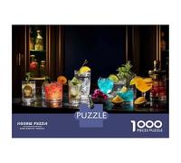 Adults 1000 Piece Jigsaw Puzzle Cocktails The Ultimate Guide Puzzles for Adults Fun Games Perfect Decoration Parent-child Interaction 70x50cm/1000pcs