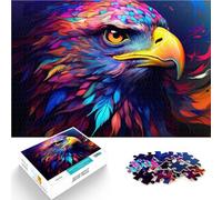 Adults 1000 Piece Jigsaw Puzzle Colorful fantasy falcon Difficult Hard Jigsaw 26x38cm gifts for friends and family for teenager 14+