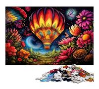 Adults 1000 Piece Jigsaw Puzzle Colorful Hot Air Balloons Flying in The Sky Difficult Hard Jigsaw Great Gifts And Toys for Teenager Age 14 Years Up 1000pcs(38x26cm)