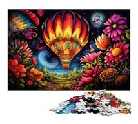 Adults 1000 Piece Jigsaw Puzzle Colorful Hot Air Balloons Flying in The Sky Difficult Hard Jigsaw Great Gifts And Toys for Teenager Age 14 Years Up 1000pcs(75x50cm)