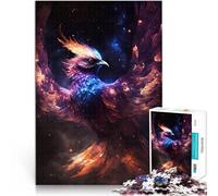 Adults 1000 Piece Jigsaw Puzzle Cosmic Phoenix Rising Handgeschwindigkeitswettbewerb Geeignet für die Schreibtischdekoration52x38cm