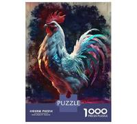 Adults 1000 Piece Jigsaw Puzzle Cosmic Rooster Jigsaw Puzzle Brain Teaser Game Presents for Women Difficult And Challenge 70x50cm/1000pcs