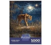Adults 1000 Piece Jigsaw Puzzle Cougar by The Water Puzzles for Adults Toy Wall Decor Difficult Hard Difficult And Challenge 70x50cm/1000pcs