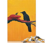 Adults 1000 Piece Jigsaw Puzzle Crow And Small Bird Puzzles for Adults & Teenager Educational Game Challenge Toy 1000pcs (75x50cm)