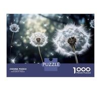 Adults 1000 Piece Jigsaw Puzzle Dandelion Seeds Blowing in Wind-2 Adult Jigsaw Puzzle Anti-Stress Toys Birthday Present Parent-child Interaction 52x38cm/1000pcs