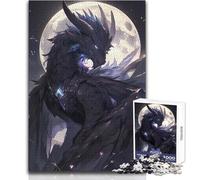 Adults 1000 Piece Jigsaw Puzzle Danger of Dragons Anime Unique Challenge Game Hand Speed Race Educational Toy Size 50x75cm
