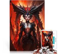 Adults 1000 Piece Jigsaw Puzzle Demon queen in hell Lilith Handgeschwindigkeitswettbewerb Für Paare geeignet75x50cm