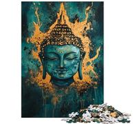 Adults 1000 Piece Jigsaw Puzzle Divine Buddha Art Puzzle For Teenagers Precision Cutting Train Your Brain And Hands Learning Educational Toys (75x50cm/1000pcs)
