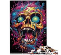 Adults 1000 Piece Jigsaw Puzzle Dr. Monster Family Fun Puzzle 26x38cm with Fully Interlocking Randomly Shaped Pieces for teenager Age 14+