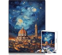 Adults 1000 Piece Jigsaw Puzzle Dreaming in Florence Ideal for Cozy Downtime Fine Precision Die Cut Play Toy Size 50x75cm