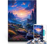 Adults 1000 Piece Jigsaw Puzzle Dreamy escape Stressabbau Schwierige Herausforderung Die Liebe zwischen Paaren stärken38x26cm