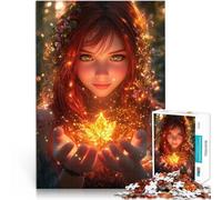 Adults 1000 Piece Jigsaw Puzzle Enchanted Leaf Anspruchsvolles Spiel und Familienspaß einzigartiges Herausforderungsspiel38x26cm