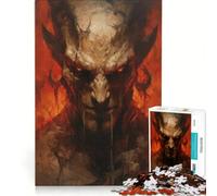 Adults 1000 Piece Jigsaw Puzzle Evil Satanic Demon, Family Game, Difficult And Challenge, Unique Birthday And Gifts 38x52cm