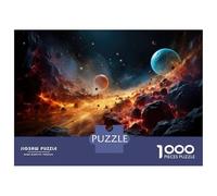 Adults 1000 Piece Jigsaw Puzzle Exploring The Cosmic Wonders of Space Puzzles for Adults Fun Games Perfect Decoration Parent-child Interaction 38x26cm/1000pcs