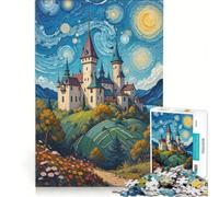 Adults 1000 Piece Jigsaw Puzzle Fantasy Castles, Family Game, Difficult And Challenge, Unique Birthday And Gifts 38x52cm