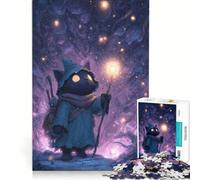 Adults 1000 Piece Jigsaw Puzzle Fantasy Tarot Card - The Fool Cat, Family Game, Difficult And Challenge, Unique Birthday And Gifts 38x52cm