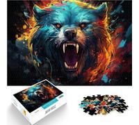 Adults 1000 Piece Jigsaw Puzzle Fantasy Violent Bear Family Fun Puzzle 26x38cm deal as gifts for the whole family for 14 year olds
