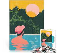 Adults 1000 Piece Jigsaw Puzzle Floating Thoughts Spielzeug Lernspiele Stressabbau Künstlersammlung, Bildende Kunst75x50cm