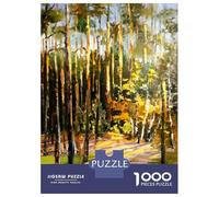 Adults 1000 Piece Jigsaw Puzzle Forest at Noon Jigsaws for Adults Brain Teaser Game Difficult Hard Unique Gifts for Birthday And Christmas 70x50cm/1000pcs