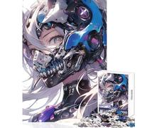 Adults 1000 Piece Jigsaw Puzzle Future Anime Girl Jigsaw 1000 Pieces Educational Games Secret Santa Gifts Staycation Kill Time (50x75cm)