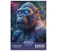Adults 1000 Piece Jigsaw Puzzle Galactic Titan The Cosmic Ape Puzzles for Adults Brain Teaser Game Perfect Decoration Birthday And Unique Gifts 70x50cm/1000pcs