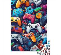 Adults 1000 Piece Jigsaw Puzzle Gamepad Puzzles for Adults Jigsaw Puzzles for Adults Educational Game Challenge Toy 1000pcs (75x50cm)