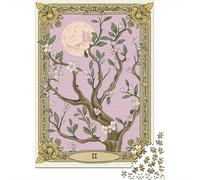 Adults 1000 Piece Jigsaw Puzzle Garden of Eden Tarot Card Jigsaws for Adults Fun Games Wall Decoration Unique Gifts for Birthday And Christmas 70x50cm/1000pcs