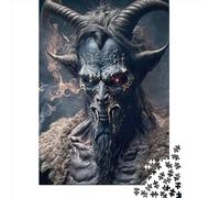 Adults 1000 Piece Jigsaw Puzzle Goat Devil6 Wooden Puzzles for Teenagers Educational Game for Adult Teenagers 1000pcs (75x50cm)