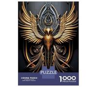 Adults 1000 Piece Jigsaw Puzzle God Egypt Phoenix Jigsaw Puzzle Brain Teaser Game Presents for Women Difficult And Challenge 70x50cm/1000pcs