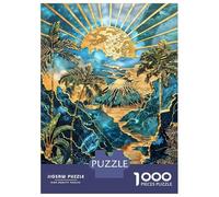 Adults 1000 Piece Jigsaw Puzzle Golden Volcano Awakening Puzzles for Adults Brain Teaser Game Perfect Decoration Birthday And Unique Gifts 38x26cm/1000pcs