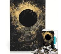 Adults 1000 Piece Jigsaw Puzzle Golden Vortex, Educational Game, Improve Memory, Unique Gifts for Birthday And Christmas (50x75cm)