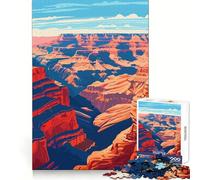 Adults 1000 Piece Jigsaw Puzzle Grand Canyon Travel Art Premium Cut Fun Problem Solve Fun Chill Game Play Birthday Game Gift (38x52cm)