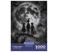 Adults 1000 Piece Jigsaw Puzzle Halloween Night Out Puzzles for Adults Fun Games Perfect Decoration Parent-child Interaction 52x38cm/1000pcs