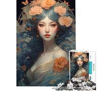 Adults 1000 Piece Jigsaw Puzzle Harmony in Japanese Nature Fun at Home Activities, Difficult Challenge Home Decoration Toys for And 14 Years And over (38x52cm)