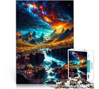 Adults 1000 Piece Jigsaw Puzzle Heavenly Mountains für Lernspiel-Herausforderungsspielzeug Perfekte Dekoration75x50cm
